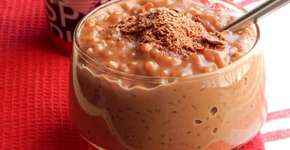 Aprenda a fazer arroz doce de chocolate