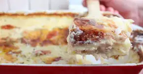 Lasanha de batata cremosa bem prática; veja como fazer