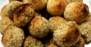 Bolinho de arroz assado sem glúten