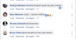 Página de judeus contra Bolsonaro sofre ataques antissemitas