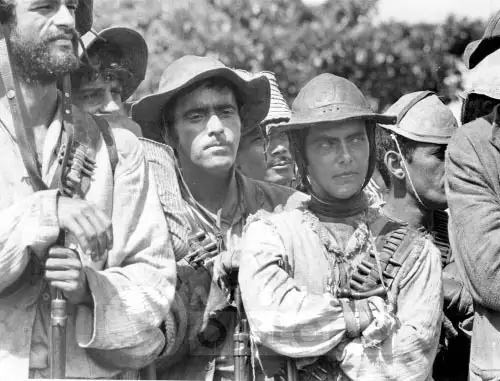 Cena de Grande Sertão: Veredas, exibido pela Globo, com os atores Tony Ramos e Bruna Lombardi