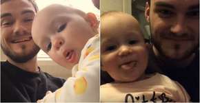 Bebê faz beatbox com o tio e é a coisa mais fofa