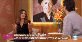 Em dia de homenagens a Paulo Gustavo, Fátima Bernardes cobra Bolsonaro