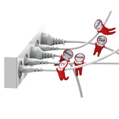 Colocar nomes nos cabos. 