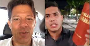 Deputado do PSL diz que Haddad jogou bíblia fora e ele desmente