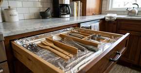 Guardar papel alumínio nas gavetas da cozinha: para que serve e por que milhares de pessoas fazem isso?