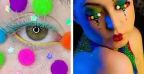 Maquiagem de pompom é a nova mania inusitada de beleza