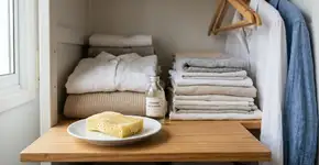 Colocar uma esponja úmida com vinagre dentro do armário à noite: para que serve e como ficam as roupas de manhã