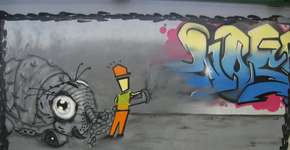 Alameda – Arte de rua: Cidade cinza