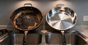 Aquela frigideira engordurada tem solução mais simples do que parece