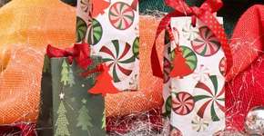 Transforme objetos do dia a dia em embrulhos de presente originais