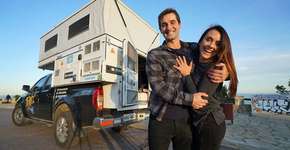 Casal larga tudo para conhecer o mundo e viver num carro