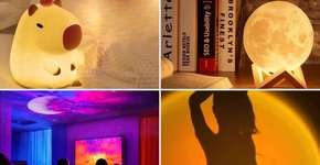 Imperdível! Projetor de galáxia e outras luminárias divertidas com até 43% OFF