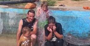 Família viaja o mundo trocando trabalho por hospedagem