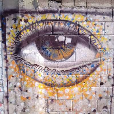 Graffiti no bairro Califórnia, clicado por @welderpierre