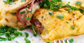 Panqueca de omelete: a combinação perfeita para o café da manhã