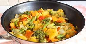 Legumes na manteiga: refeição simples e gostosa