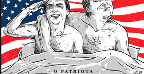 Professor é afastado por usar charge de Bolsonaro e Trump