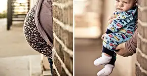 Fotos lindas e bem-humoradas mostram o antes e depois do parto