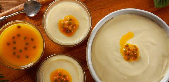 Mousse de maracujá irresistível pra você fazer em casa