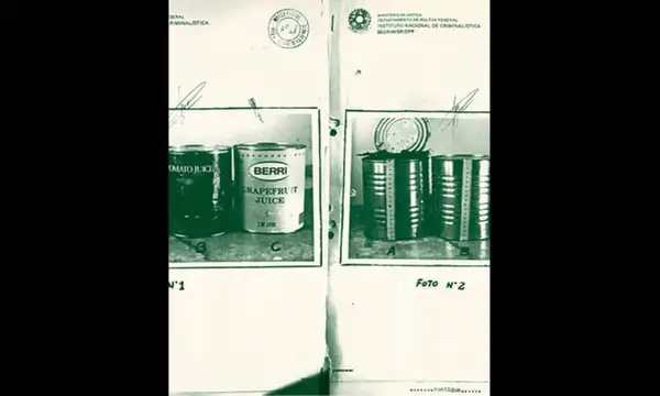 Algumas ainda continham os rótulos de disfarce. (crédito: divulgação)