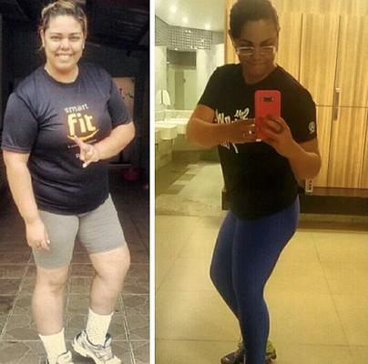 A ex-obesa mudou radicalmente de vida