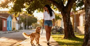 O comportamento que faz essa raça de cachorro se destacar entre mulheres