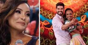 Carol Nakamura faz Dandara despencar na ‘Dança dos Famosos’