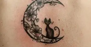 Criativas tatuagens para pessoas que amam gatos