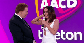 Silvio Santos diz para Anitta que fica ‘excitado’ quando dança