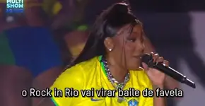 Em pleno Rock in Rio, Ludmilla expôs internautas que foram racistas com ela