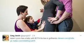 Homem terá filho com as duas namoradas nos Estados Unidos