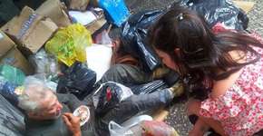 Moradora de Belo Horizonte escolhe passar o aniversário com moradores de rua