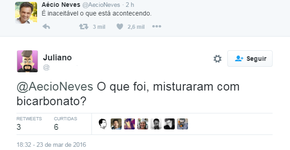 As melhores respostas a um tuíte de Aécio Neves