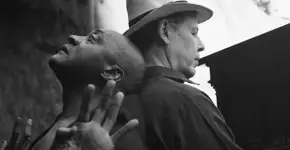 Harpia em risco de extinção voa em performance de piano e dança