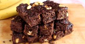 Barrinha de banana com chocolate caseira e deliciosa