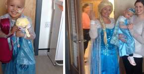 Enfermeiras cantam “Let It Go!” para alegrar quimioterapia de menina de 3 anos