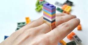 Artistas franceses criam linha de jóias feitas com peças de Lego