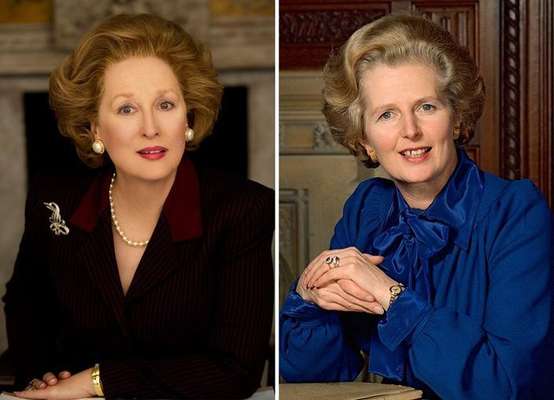 Meryl Streep como Margaret Thatcher em A Dama de Ferro (2012)