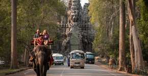 Passeios com elefantes chegam ao fim no Camboja