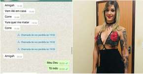 Antes de morrer, jovem enviou mensagem pedindo ajuda a amiga