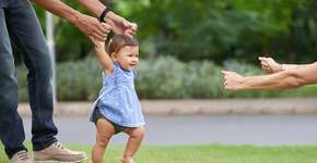 Primeiros passos do bebê: menos comparações, mais brincadeira