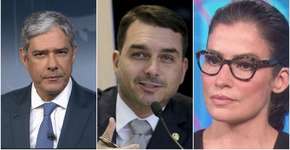 Flávio Bolsonaro vai à Justiça censurar Bonner e Renata Vaconcellos