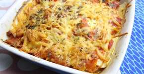 Lasanha low carb de pupunha: sacia a fome e não engorda