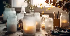 Transforme potes vazios em objetos chiques usando isso aqui