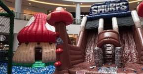 A Vila dos Smurfs é nova atração infantil no São Bernardo Plaza