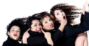 “Humor Feminino Sem Frescuras” com o Grupo de 4 Mulheres