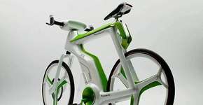 Bicicleta elétrica despolui o ar