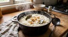 Featured side: Juanjo López, um chef de cozinha: “O arroz branco não é feito com água, mas com 3 dentes de alho, 2 folhas de louro e caldo”