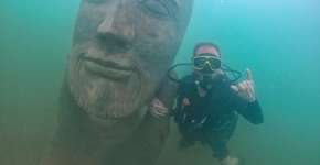 Conheça as obras de arte do museu subaquático de Bonito